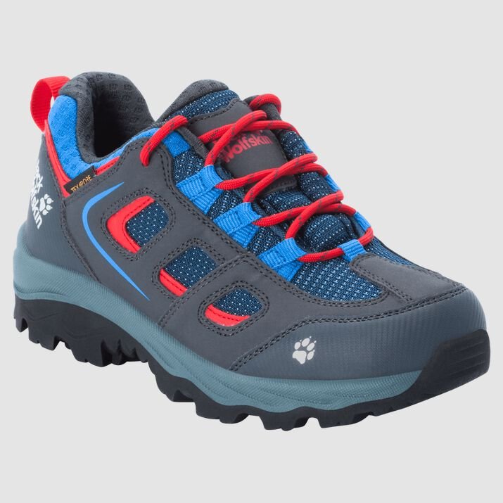 Zapatillas Senderismo Jack Wolfskin Vojo Texapore Low Niños Azules/Rojos Mexico-4815172